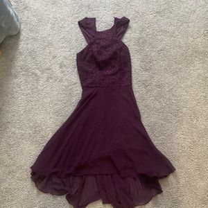 Plum/ Purple High Neck Dress